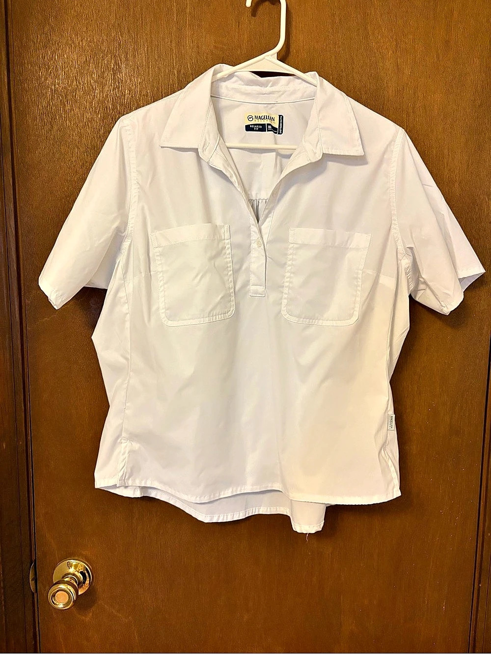 Magellan Outdoors Overcast Fishing Button-Down Shirt White XL